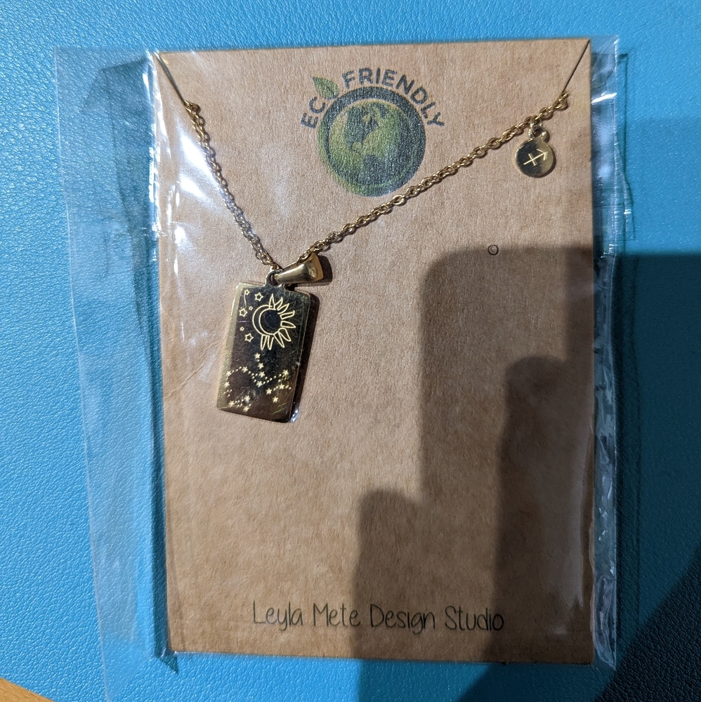 Sagittarius Gold Necklace